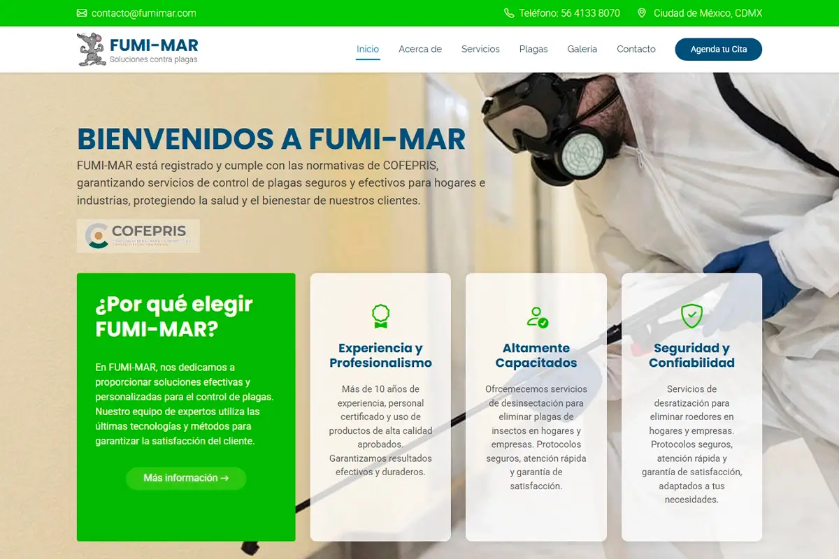 Landing Page Premium - FUMIMAR